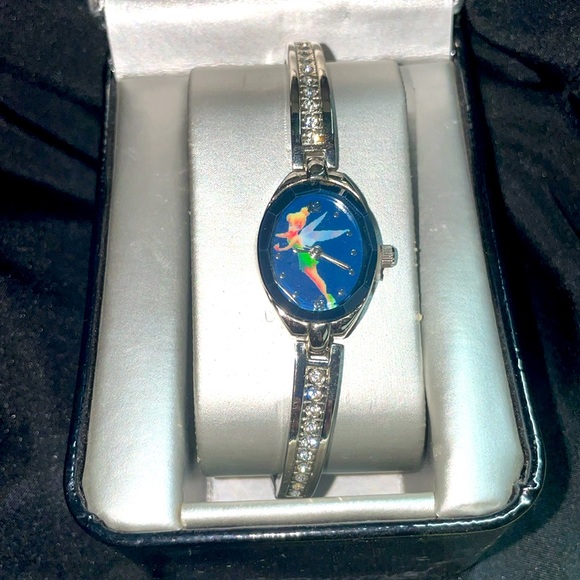 Tinker Bell Walt Disney Women’s Rhinestone Wristwatch. - Picture 3 of 10